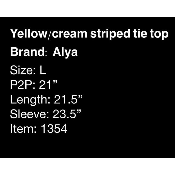 Alya cream and yellow striped blouse - Picture 7 of 7
